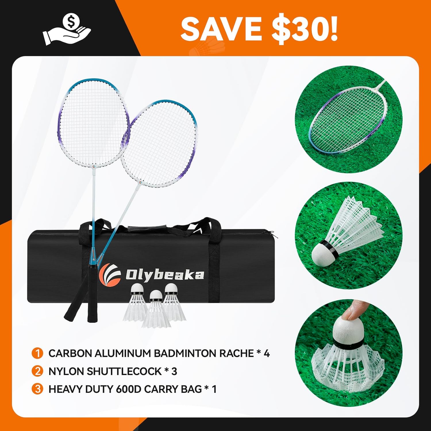12ft Badminton Net Set for Bac - Badminton Net 评论和价格