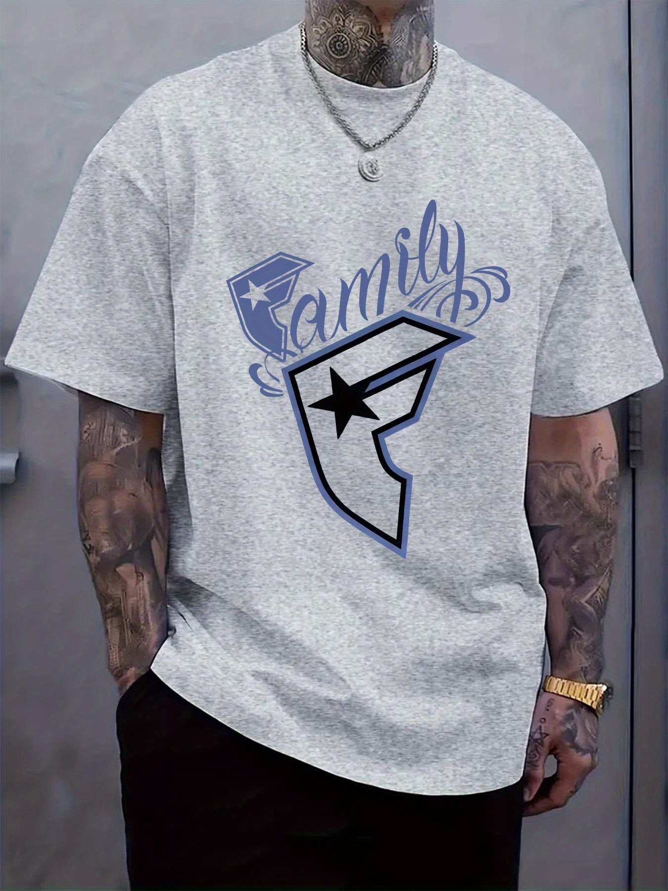 Men's Casual T-Shirt Family Gr - T Shirt Dry Fit 评论和价格