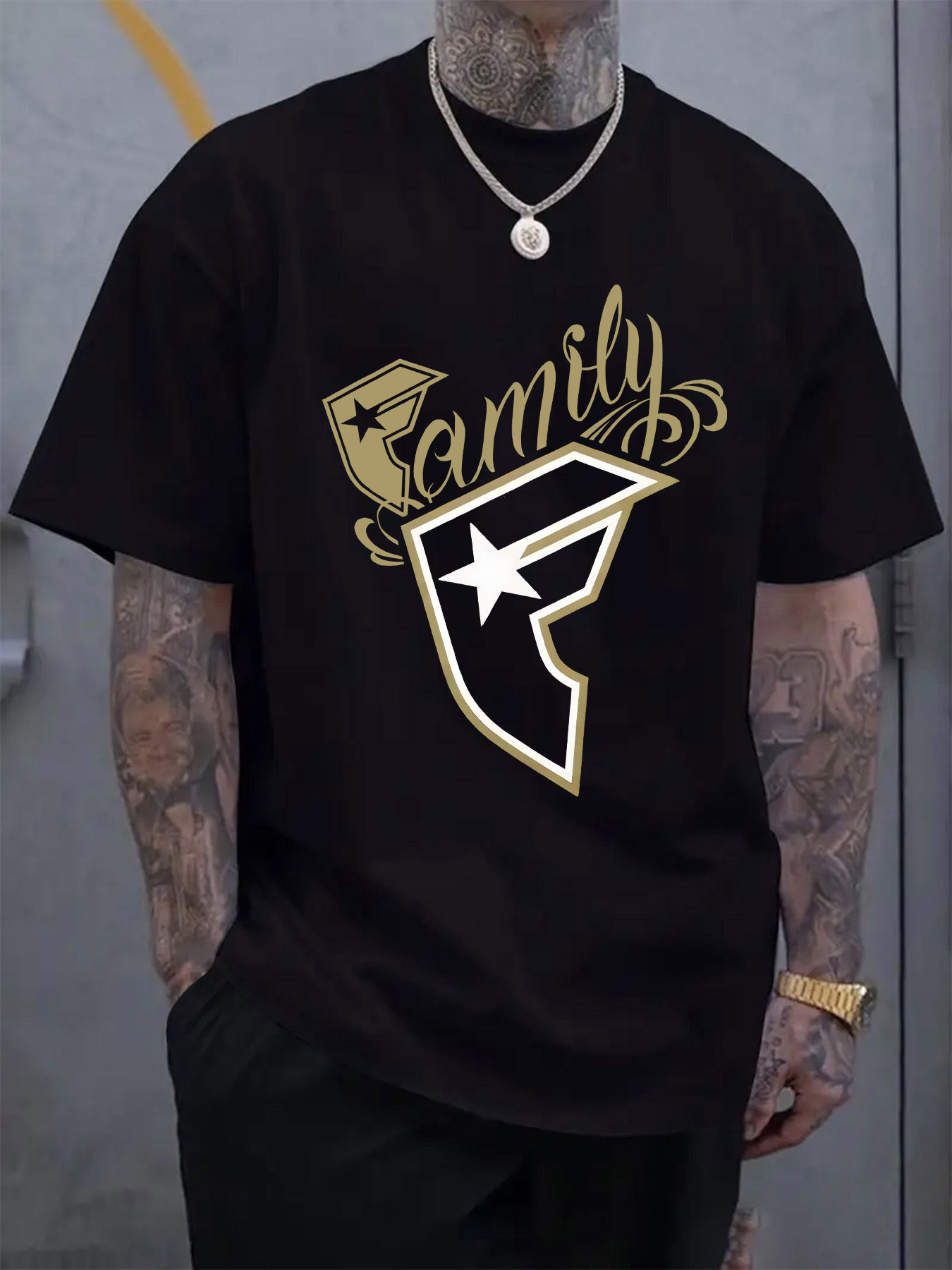 Men's Casual T-Shirt Family Gr - T Shirt Dry Fit 评论和价格