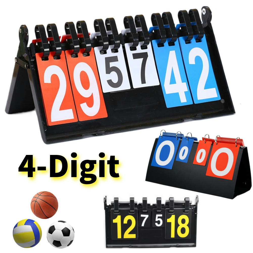4-Digit Sports Scoreboard Tabl - Badminton Score Counter 评论和价格