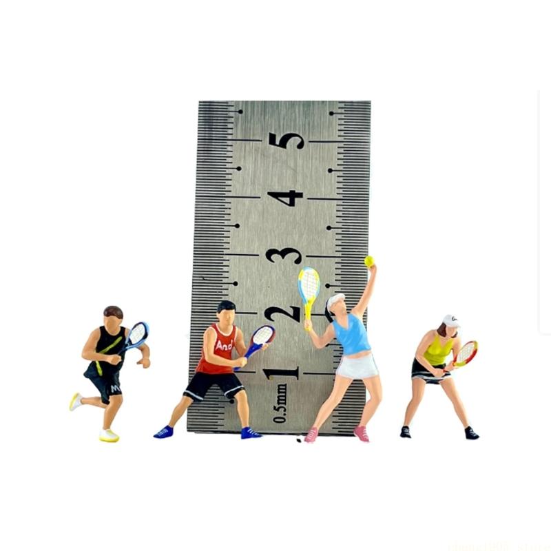 QX2E 1:64 Scale Miniature Figu - Badminton Player 评论和价格