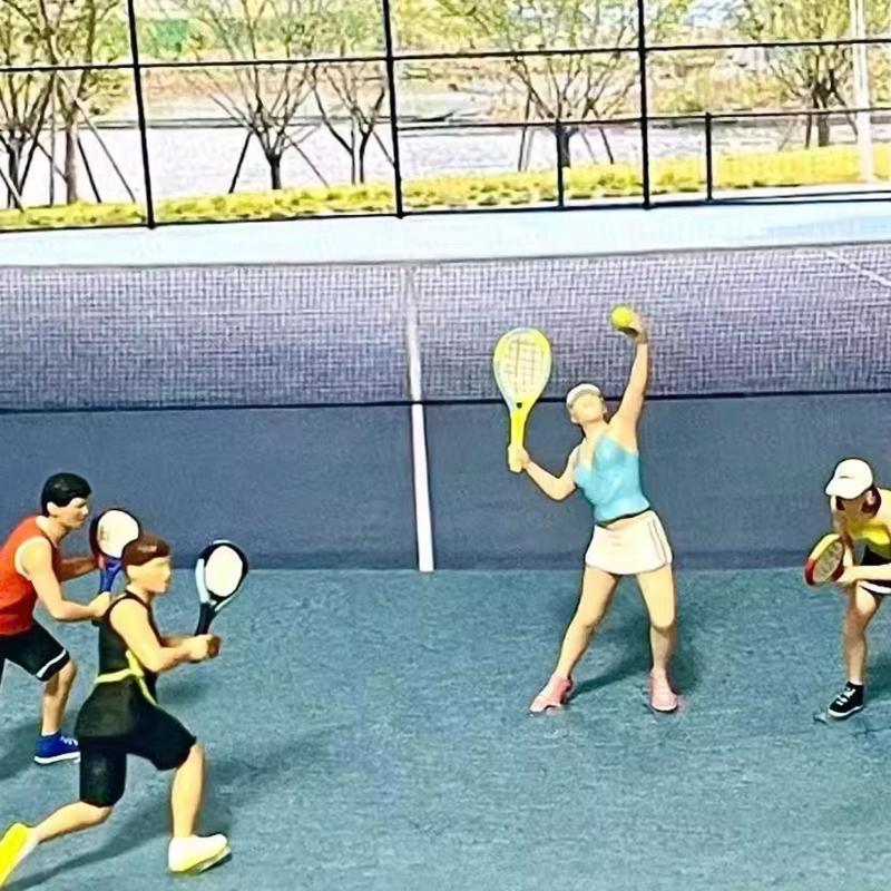 QX2E 1:64 Scale Miniature Figu - Badminton Player 评论和价格
