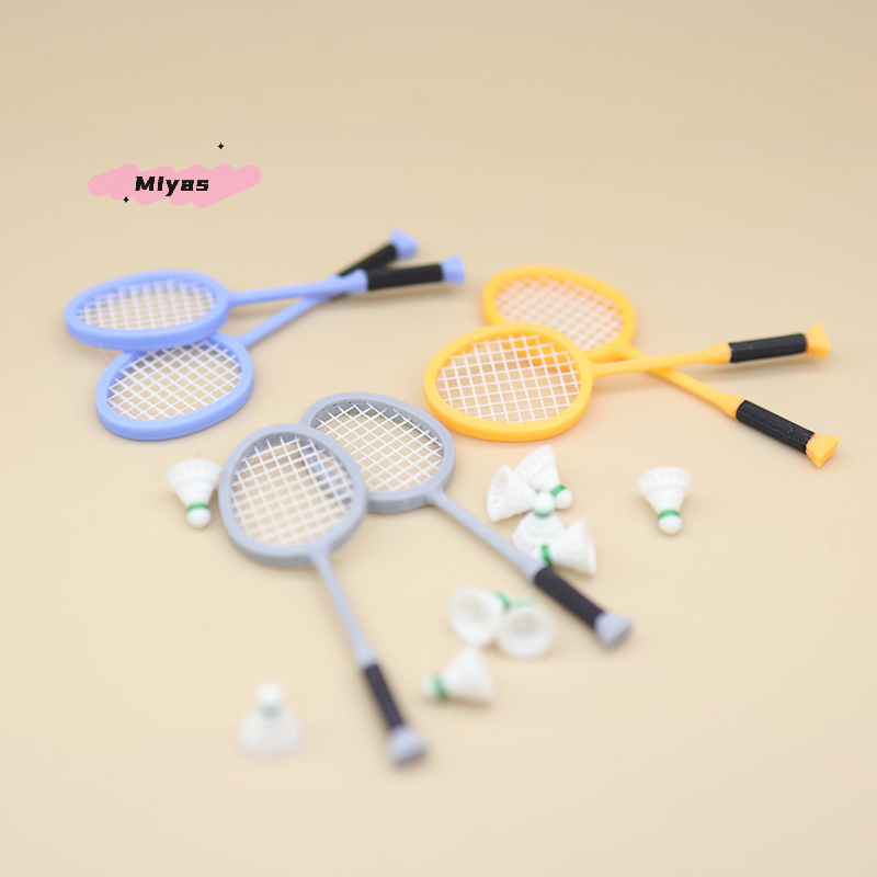 1Pair Miniature Badminton Rack - Badminton House 评论和价格