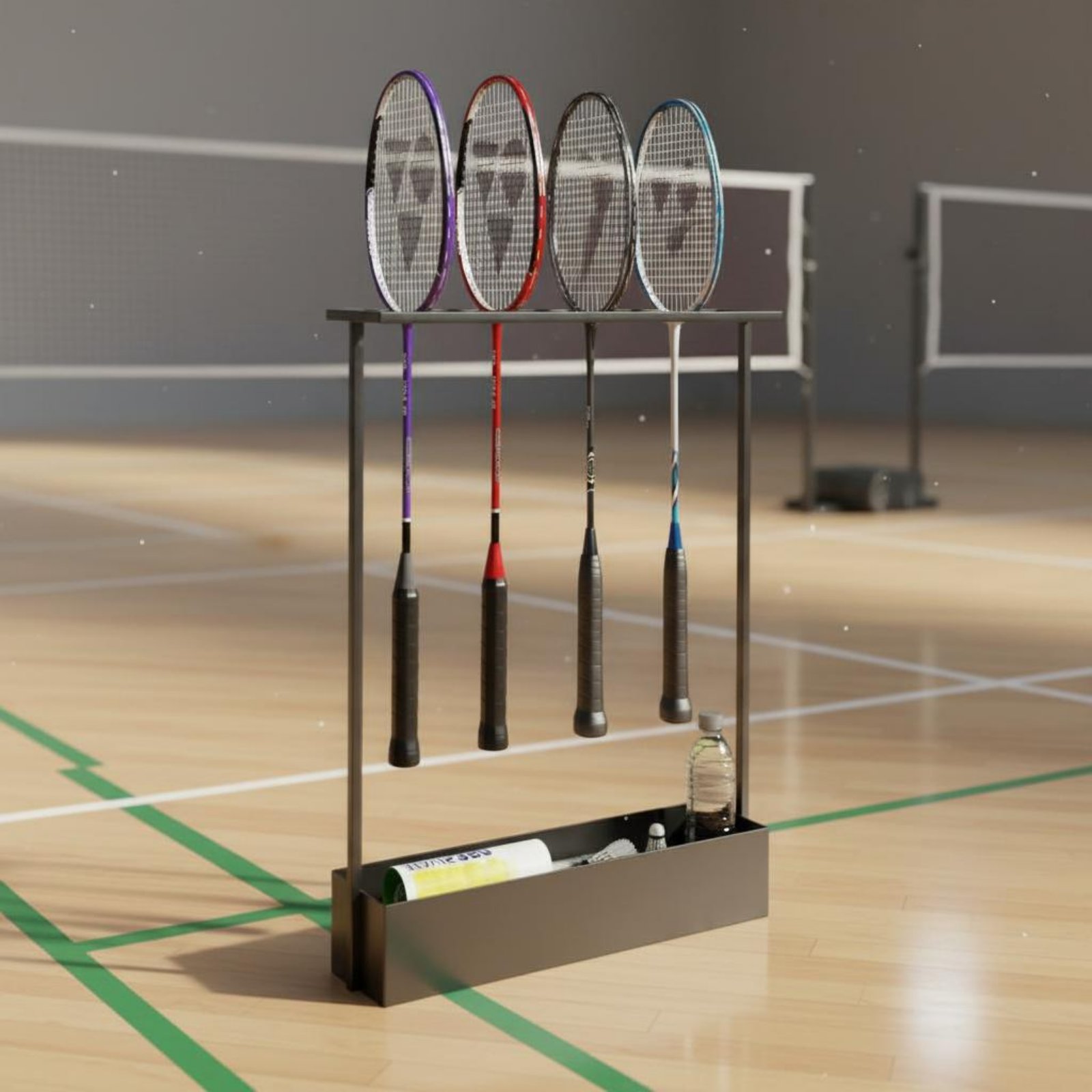 Badminton Racket Storage Rack  - Badminton Materi 评论和价格
