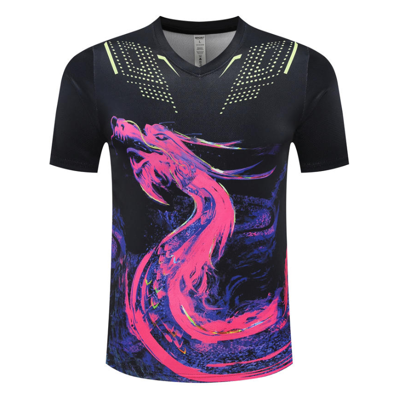 Dragon Men's Table Tennis T-Sh - Badminton Png 评论和价格