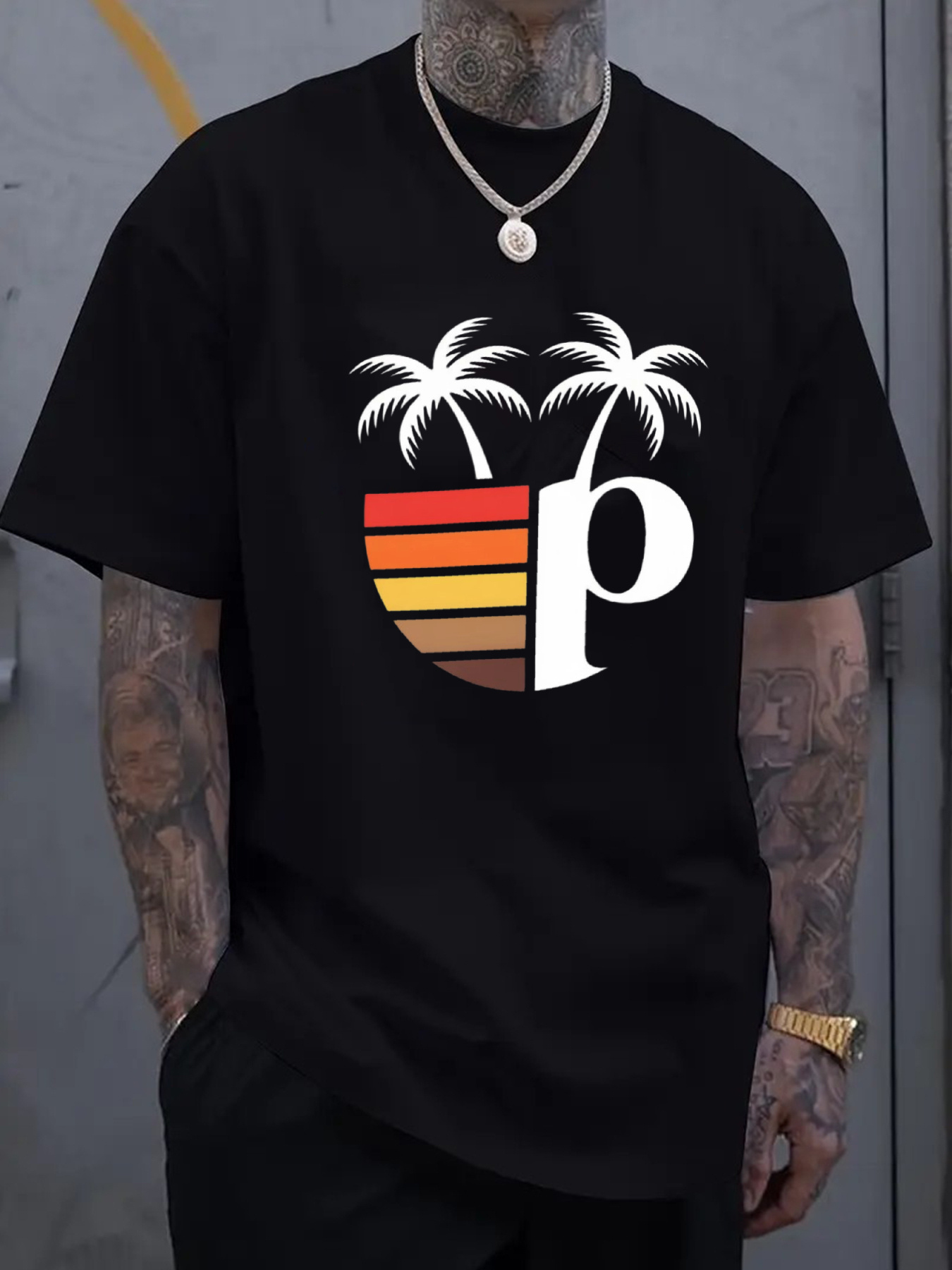 Men's T-Shirt Vacation Everyda - T Shirt Dry Fit 评论和价格