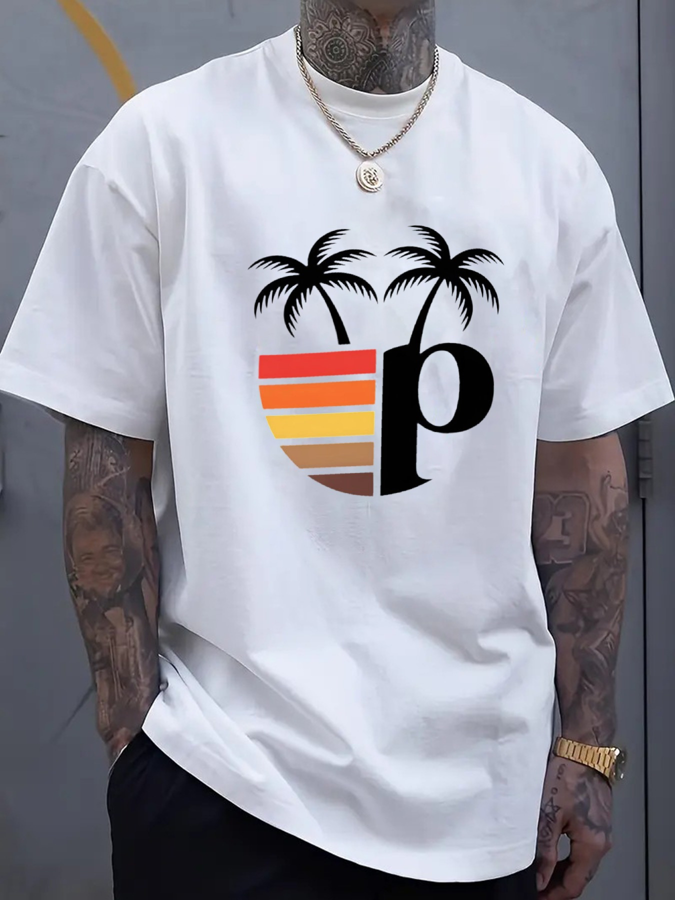 Men's T-Shirt Vacation Everyda - T Shirt Dry Fit 评论和价格