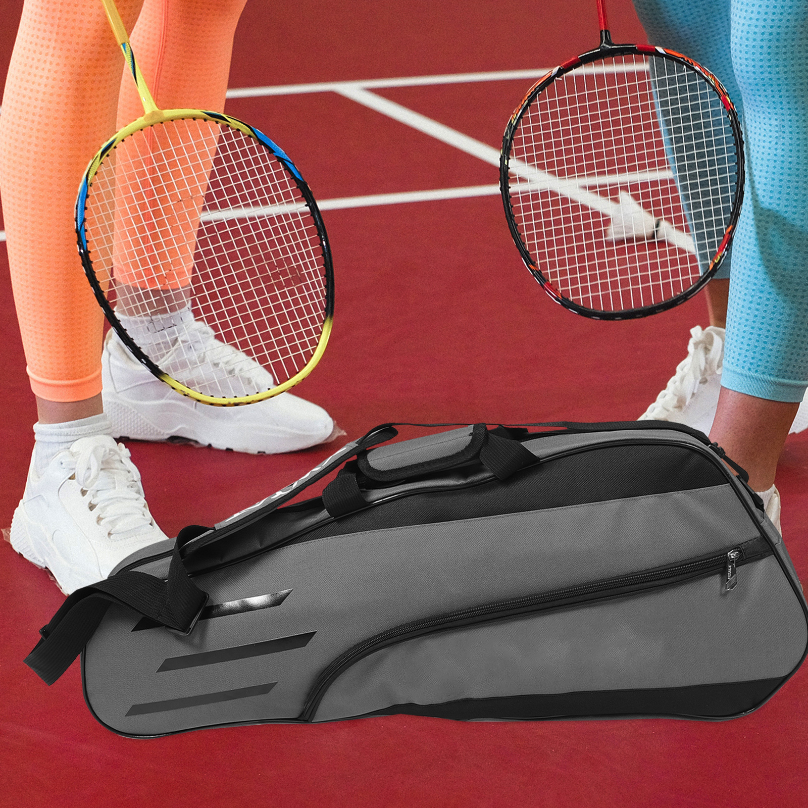Tennis Racket Bag Badminton Pr - Badminton Materi 评论和价格