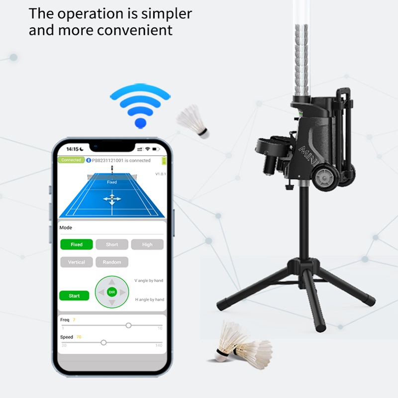 Intelligent Badminton Feeder S - Feeder Machine Badminton 评论和价格