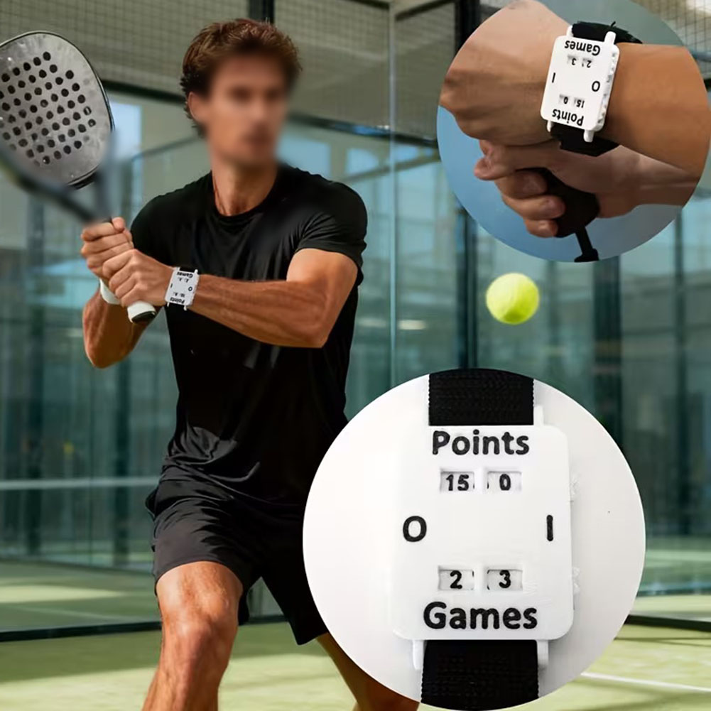 Tennis Padel Wrist Scorekeeper - Badminton Score Counter 评论和价格