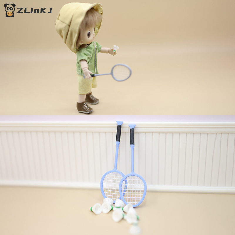 ▶1Pair 1:12 Dollhouse Simulati - Badminton House 评论和价格
