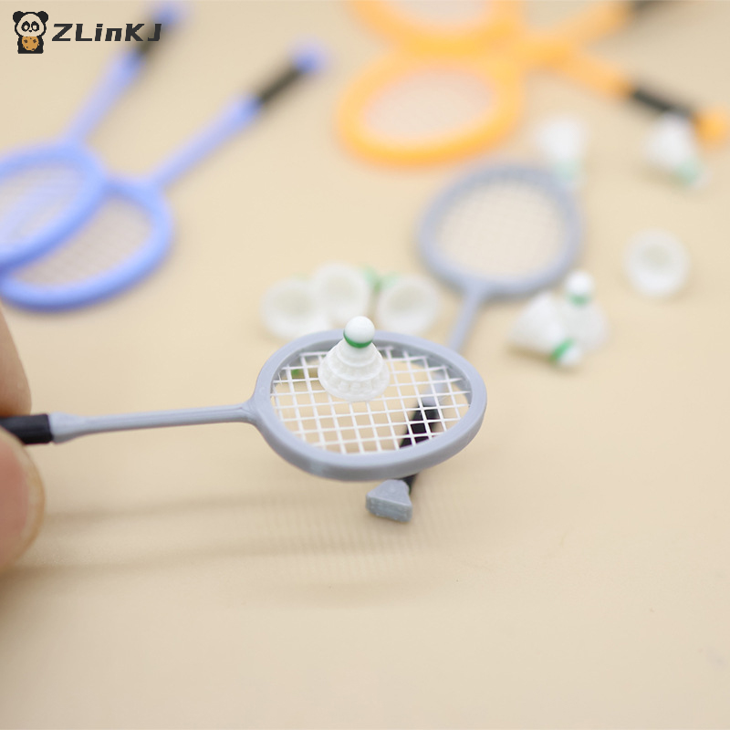 ▶1Pair 1:12 Dollhouse Simulati - Badminton House 评论和价格