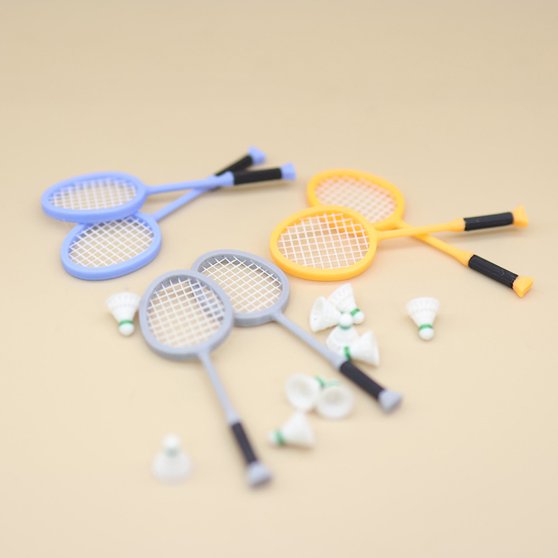 1Pair 1:12 Dollhouse Badminton - Badminton House 评论和价格
