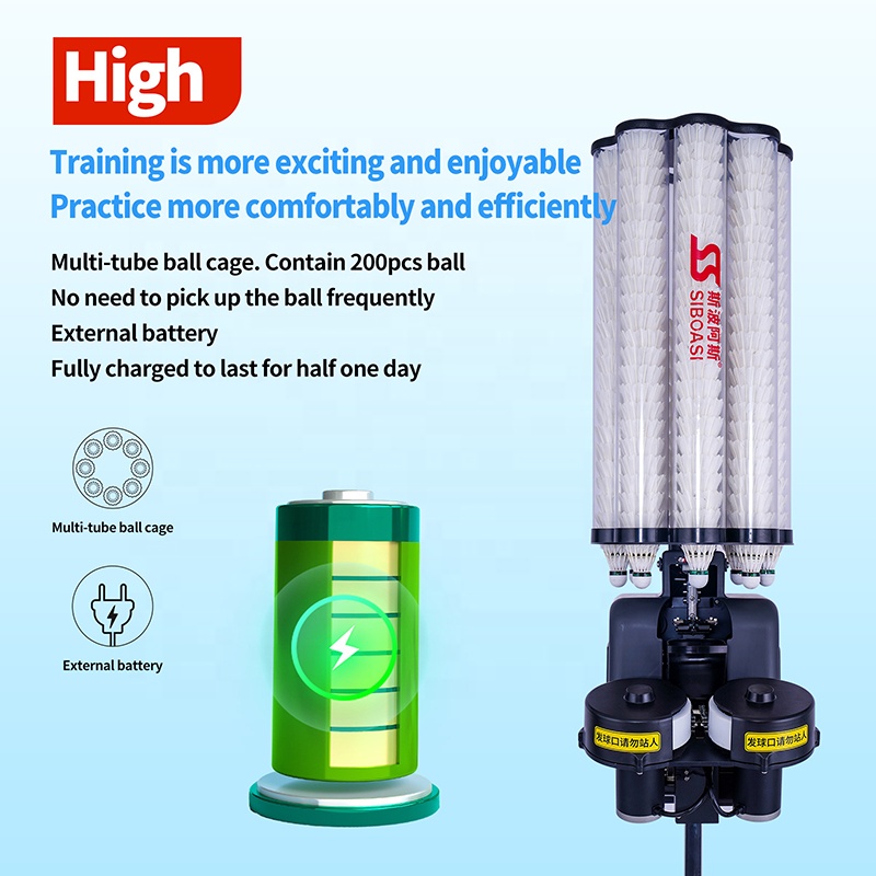 Wholesale SIBOASI Automatic Sh - Feeder Machine Badminton 评论和价格