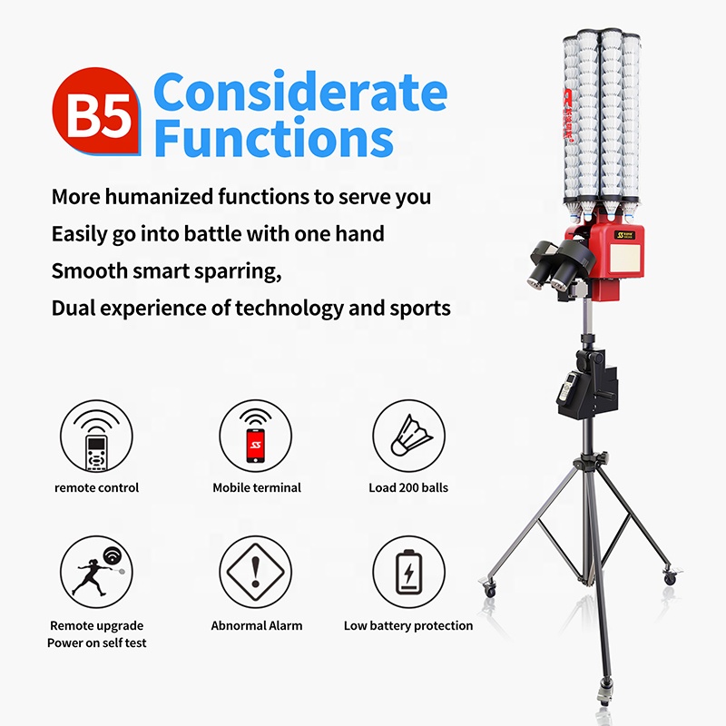 Wholesale SIBOASI Automatic Sh - Feeder Machine Badminton 评论和价格