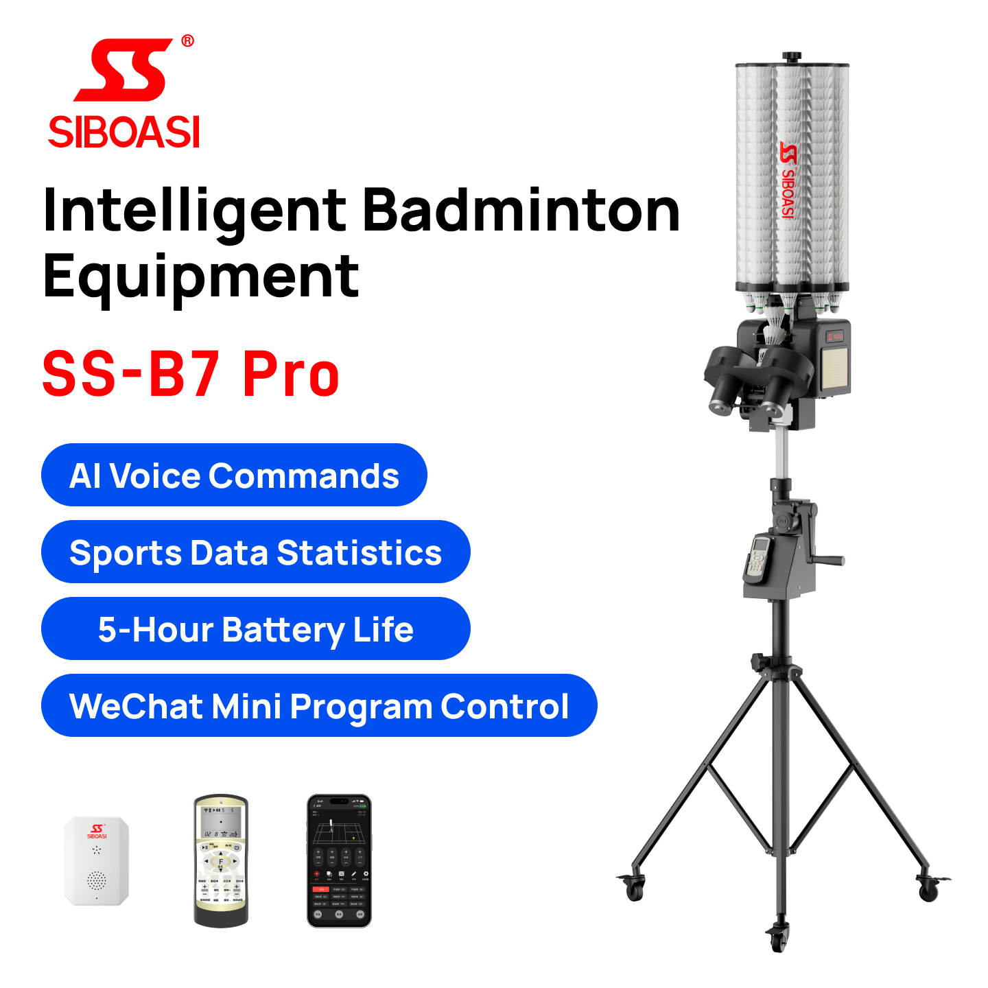 SIBOASI Professional Online Co - Feeder Machine Badminton 评论和价格