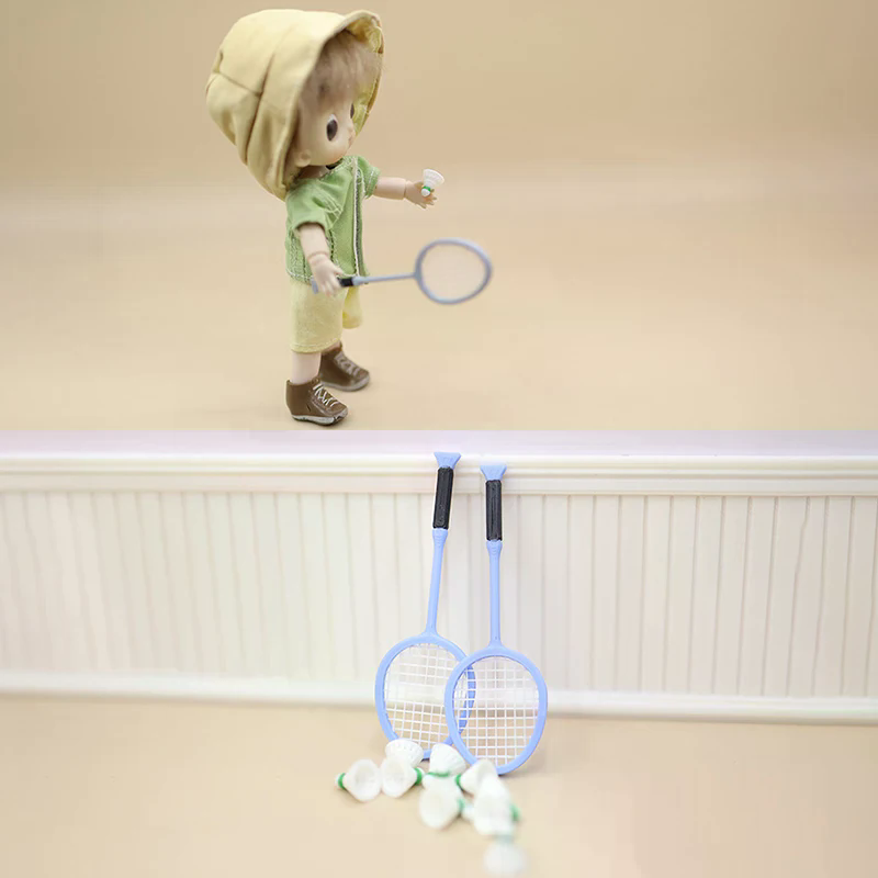 1Pair 1:12 Dollhouse Simulatio - Badminton House 评论和价格