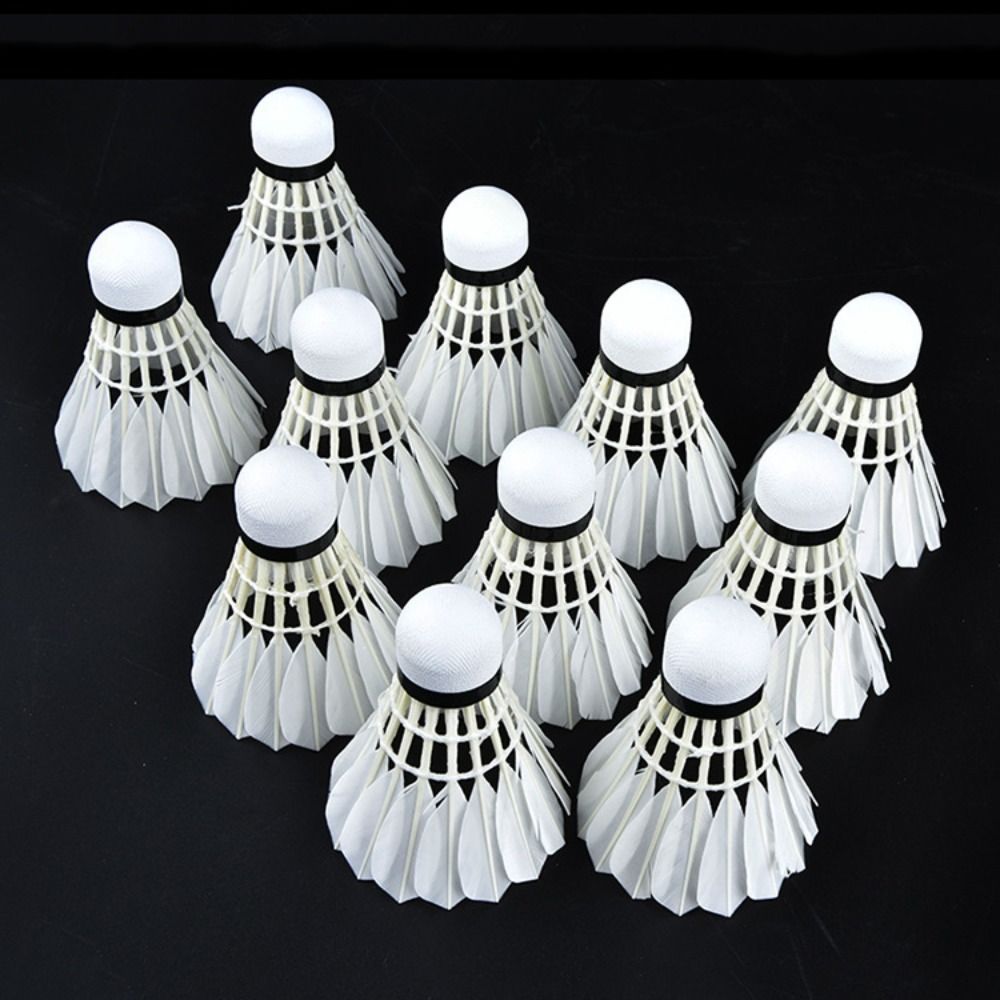 3/6/12Pcs New White Badminton  - Badminton House 评论和价格
