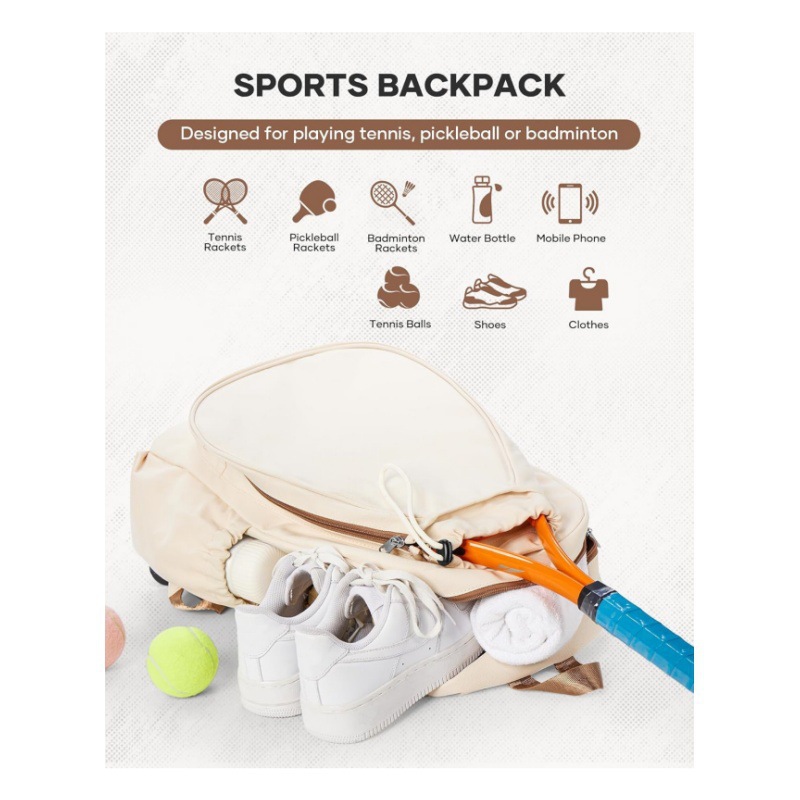 35L Tennis Racket Backpack Out - Badminton Png 评论和价格