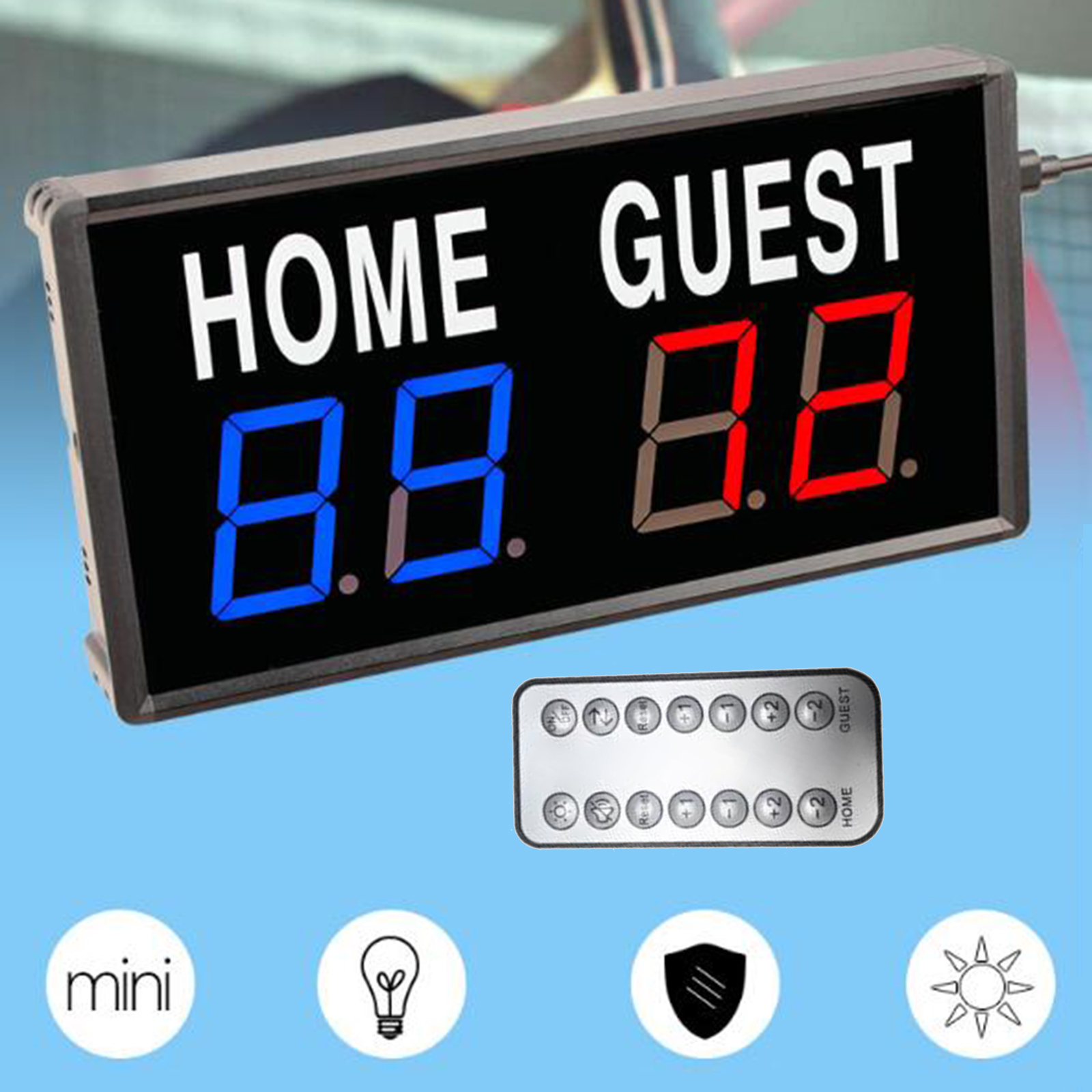 Digital Scoreboard LED Scoring - Badminton Score Counter 评论和价格