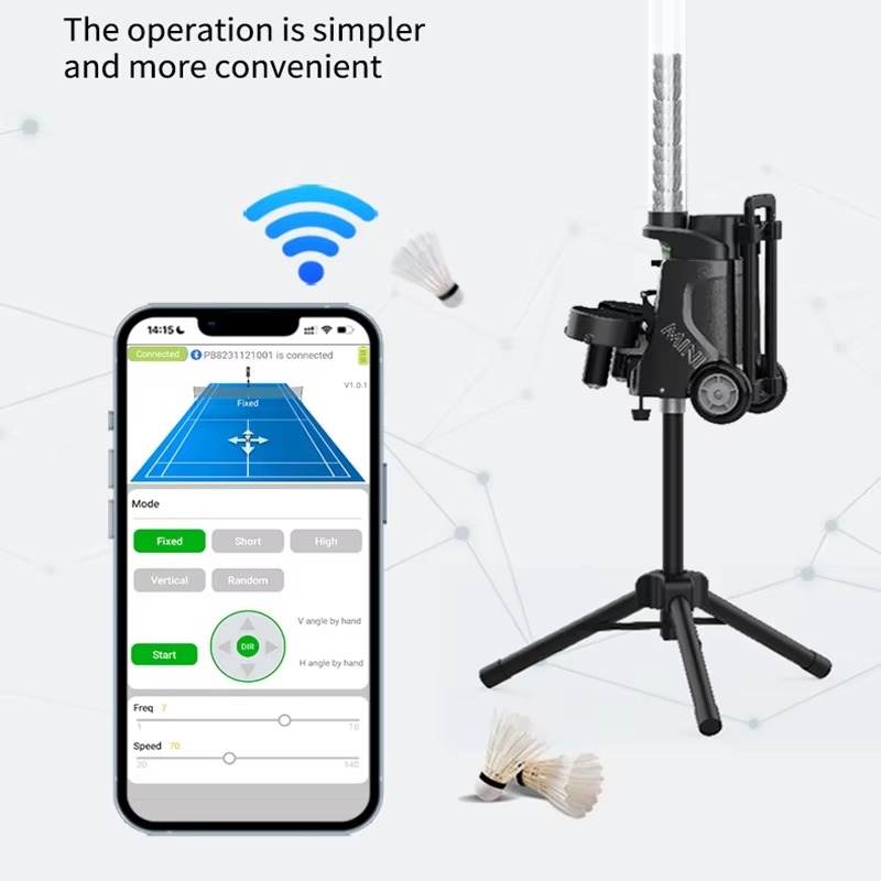 Intelligent Badminton Feeder S - Feeder Machine Badminton 评论和价格