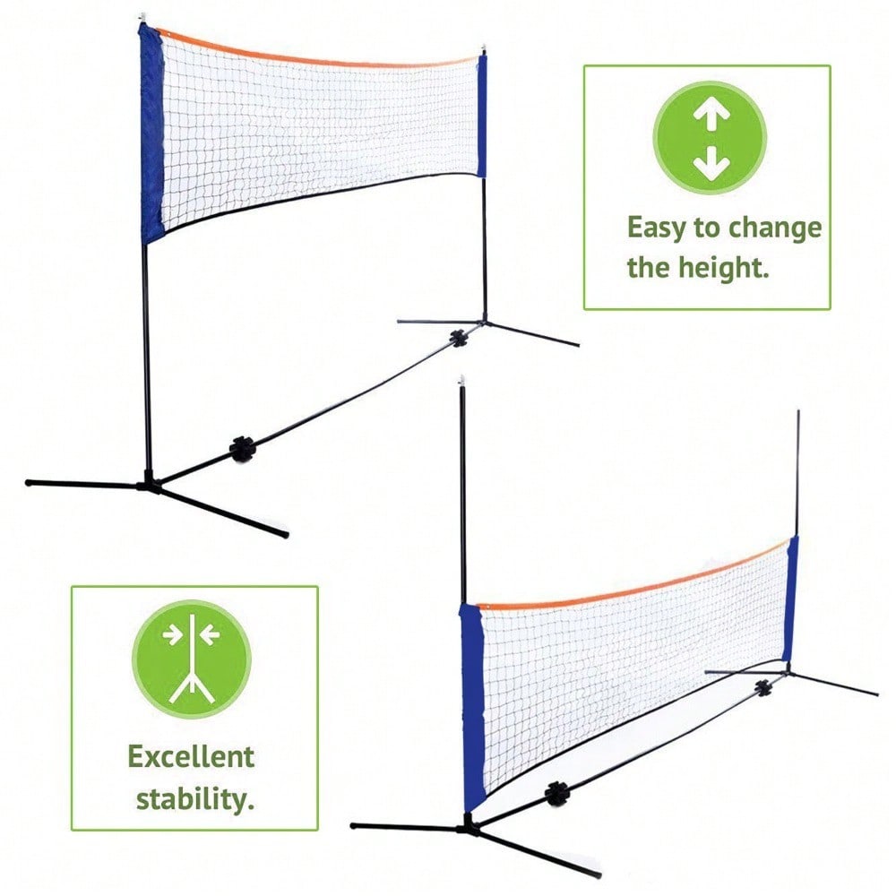 10x5FT Portable Adjustable Bad - Badminton Net 评论和价格